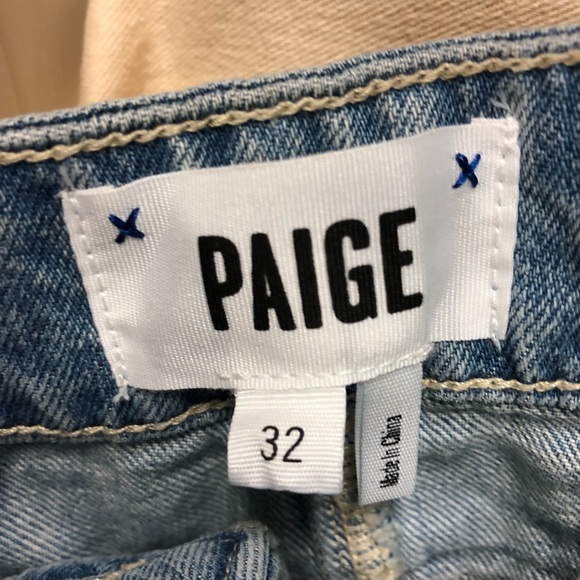 Paige denim Jean skirt Button up 32 Size 12 - Picture 2 of 4